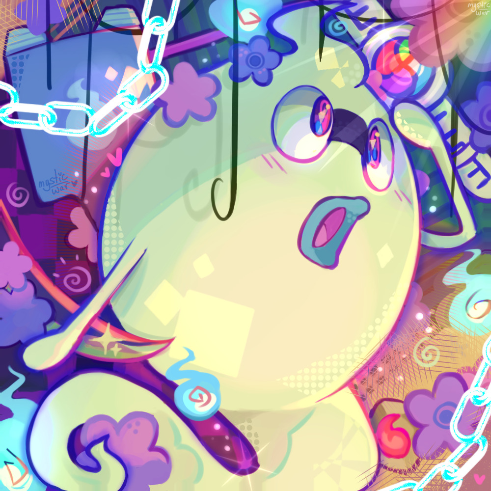 Digital Fanart of 'Whisper' from 'Yo-Kai Watch'