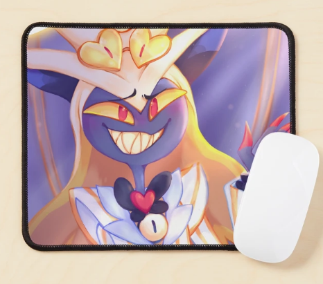 Realistic mock-up of my art on a mouse pad