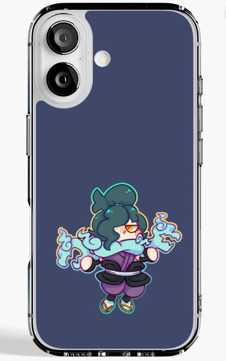 Realistic mock-up of my art on a phonecase